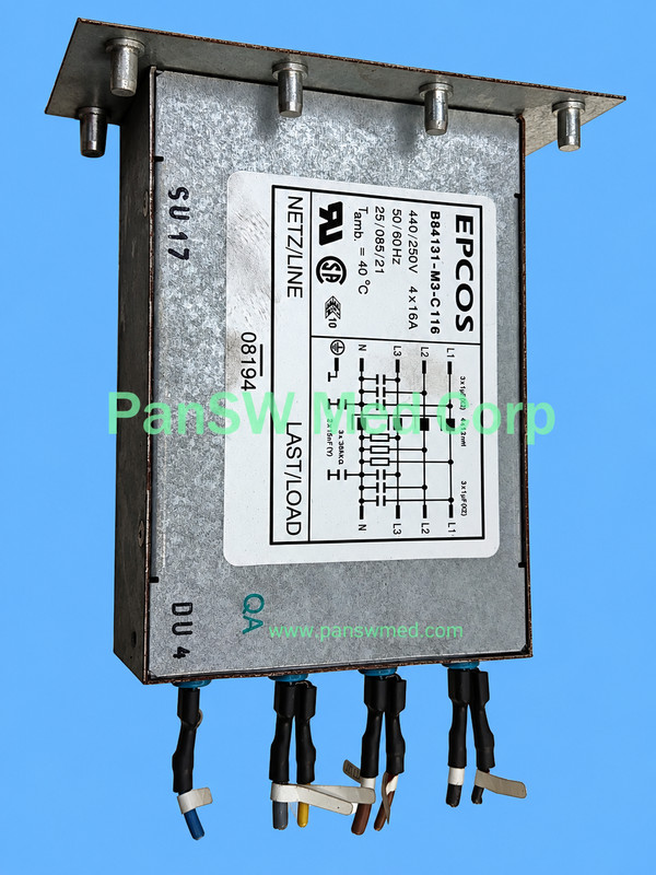 Used EPCOS B84131-M3-C116 Three-Phase Four-Wire Line Filter