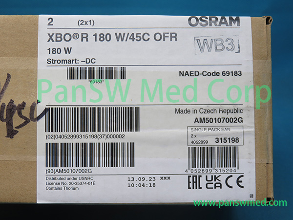 Xenon Short ARC Lamp XBO R 180W 45C OSRAM Lamp 9 – Panswmed
