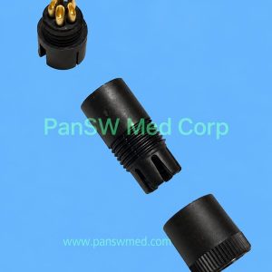 Original binder Miniature Snap-In Male Connector - 3, 4 and 5 Pin