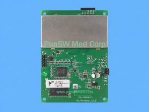 COMEN ECG module board with metal shield, PCB marking 050-000604-01 and E-051-000842-01 V3.0 label.