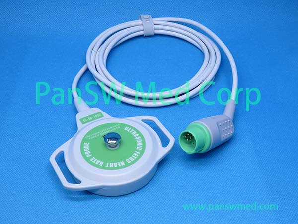 Compatible Huntleigh ACC-OBS-008 Ultrasound Transducer - green connector