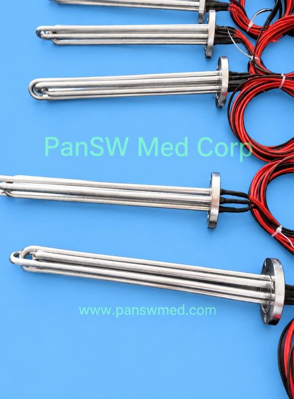 flanged tubular heating element, 15 20 40 54 60 kW heater reference