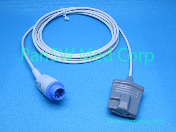 Compatible ZOLL SpO2 Sensor - Blue 10-Pin Connector