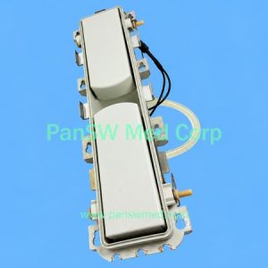 Gambro AK 96/98 BiCart Holder assembly with housing, metal mounting features, tubing and wiring