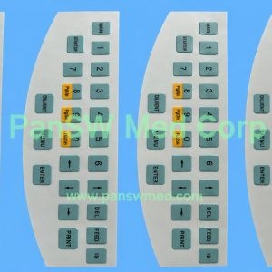 Mindray BC-3000Plus Hematology Analyzer Keypad Membrane Overlay