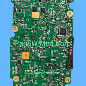 Mindray N1 mainboard with electronic components, mounting holes and connectors