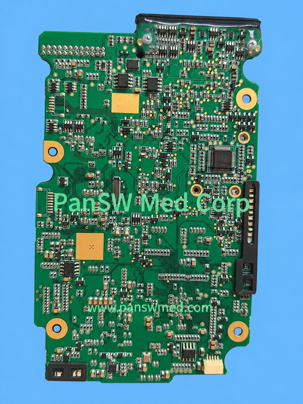 Mindray N1 mainboard with electronic components, mounting holes and connectors