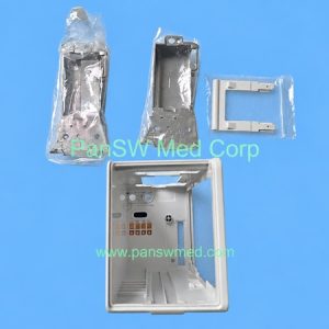 Mindray N1 rear housing shown with separate metal fittings and a small plastic frame