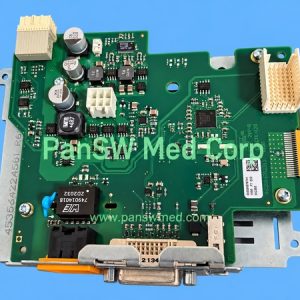 MX400 MX450 MX500 MX550 graphics board mounted on a metal bracket with connectors and ribbon connection