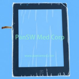 Dark-bordered touch panel with transparent center and flexible tail, offered for a COMEN ECG machine