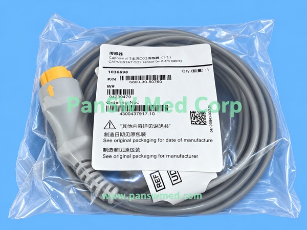 New Original Mindray CAPNOSTAT 5 Mainstream CO2 Sensor 6800-30-50760