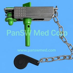 Olympus MH-944 compatible endoscope cleaning channel plug with tethered cap component