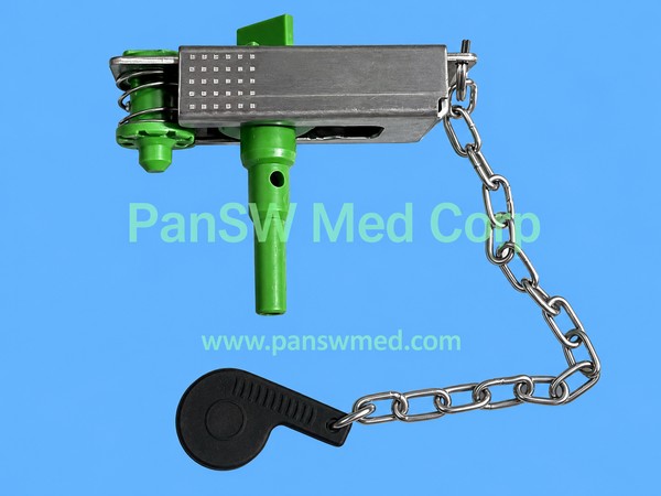 Olympus MH-944 compatible endoscope cleaning channel plug with tethered cap component