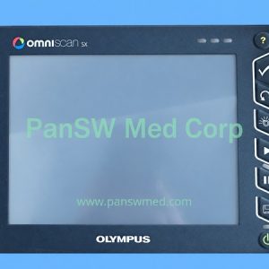 Olympus OmniScan SX front touch and keypad panel with transparent window and right-side controls